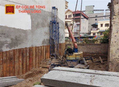 Dịch vụ ép cọc bê tông tại Long Biên - Giải pháp vững chắc cho nền móng công trình xây dựng