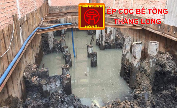 ép cọc bê tông