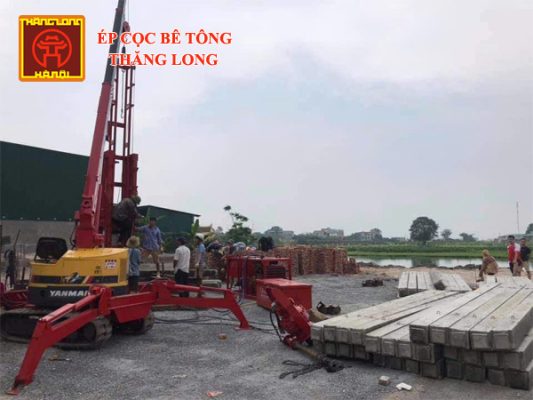 ép cọc bê tông tại quốc oai